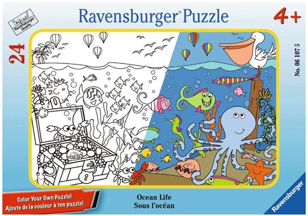 Ravensburger (06107) - "Ocean Life" - 24 piezas