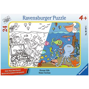 Ravensburger (06107) - "Ocean Life" - 24 piezas