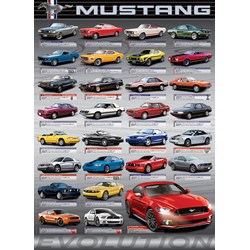 Eurographics (6000-0698) - "Ford Mustang Evolution" - 1000 piezas
