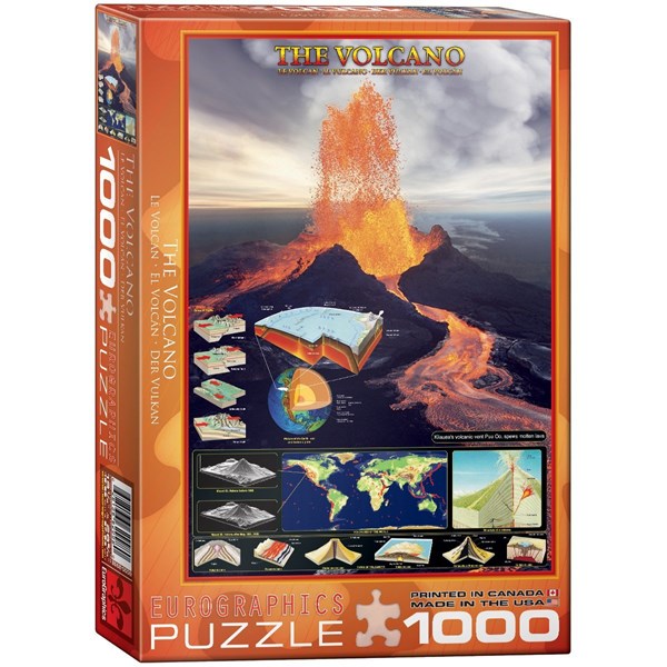 Eurographics (6000-2998) - "The Volcano" - 1000 piezas