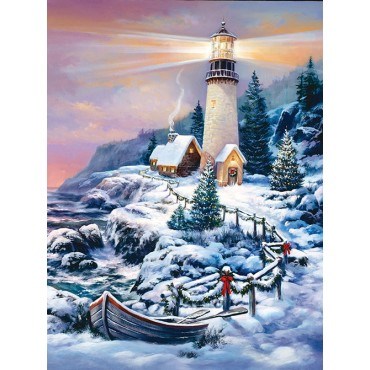 SunsOut (49152) - "Christmas Lighthouse" - 1000 piezas
