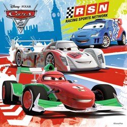 Ravensburger (09281) - "Cars 2: Worldwide Racing Fun" - 49 piezas