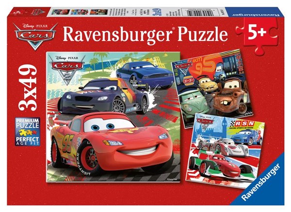 Ravensburger (09281) - "Cars 2: Worldwide Racing Fun" - 49 piezas