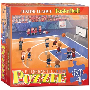 Eurographics (6060-0495) - "Junior League Basketball" - 60 piezas