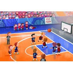 Eurographics (6060-0495) - "Junior League Basketball" - 60 piezas