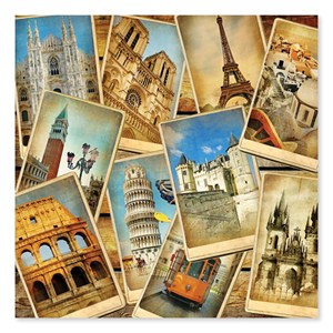 Melissa and Doug (9097) - "Postcards from Europe" - 1000 piezas