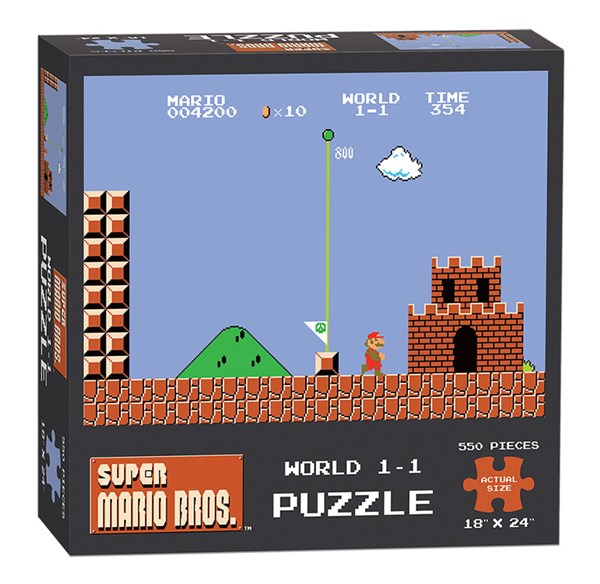 USAopoly (PZ005-488) - "Super Mario Bros. World 1-1" - 550 piezas
