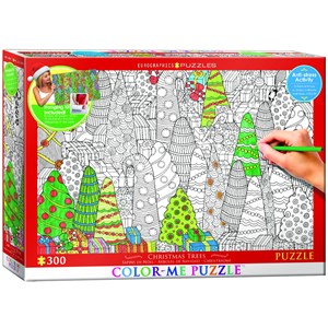 Eurographics (6033-0886) - "Christmas Trees" - 300 piezas