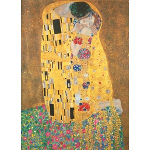 Clementoni (31442) - Gustav Klimt: "The Kiss" - 1000 piezas