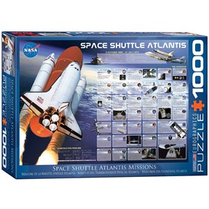 Eurographics (6000-0571) - "Space Shuttle Atlantis" - 1000 piezas