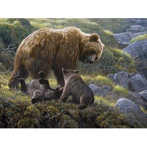 Cobble Hill (54584) - "Grizzly and Cubs" - 400 piezas
