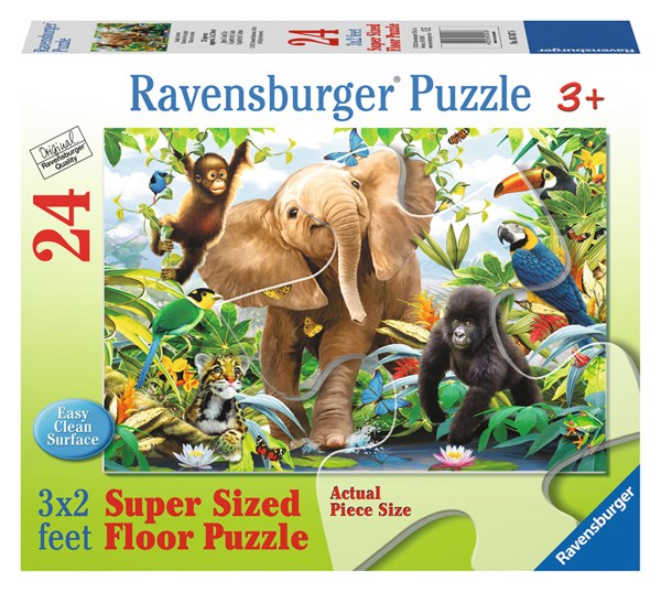 Ravensburger (05347) - Howard Robinson: "Jungle Juniors" - 24 piezas