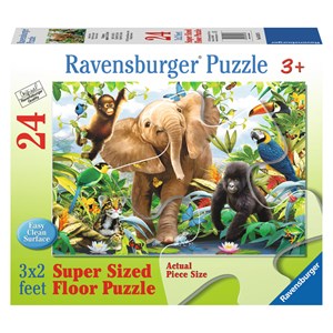 Ravensburger (05347) - Howard Robinson: "Jungle Juniors" - 24 piezas