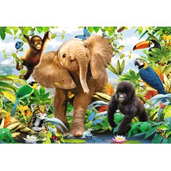 Ravensburger (05347) - Howard Robinson: "Jungle Juniors" - 24 piezas