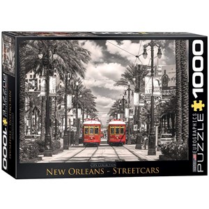 Eurographics (6000-0659) - "New Orleans, Streetcars" - 1000 piezas