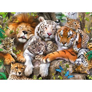 Ravensburger (12721) - "Big Cat Nap" - 200 piezas