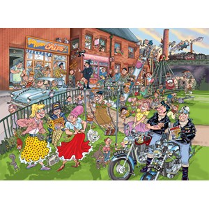 Jumbo (17407) - James Alexander: "Wasgij Destiny 14: How Times Have Changed!" - 1000 piezas