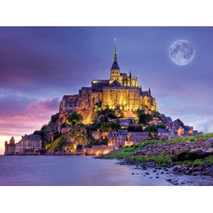 Buffalo Games (17057) - "Mont Saint Michel, France (Majestic Castles)" - 750 piezas