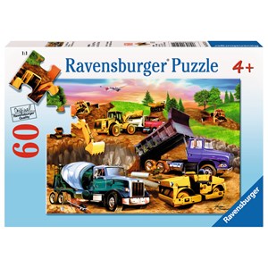 Ravensburger (09525) - Michael Searle: "Construction Crowd" - 60 piezas