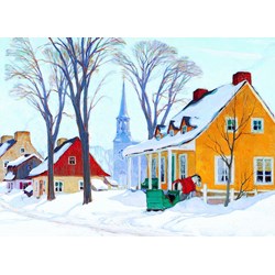 Eurographics (6000-7190) - "Winter Morning in Baie-St-Paul" - 1000 piezas