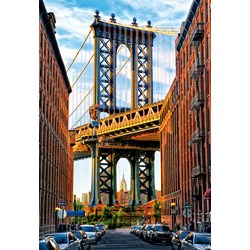 Educa (17100) - "Manhattan Bridge, New York" - 1000 piezas