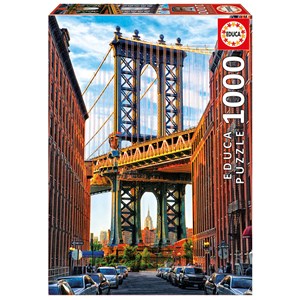 Educa (17100) - "Manhattan Bridge, New York" - 1000 piezas