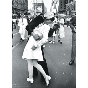 Eurographics (6000-0820) - "V-J Kiss in Times Square, LIFE Magazine" - 1000 piezas