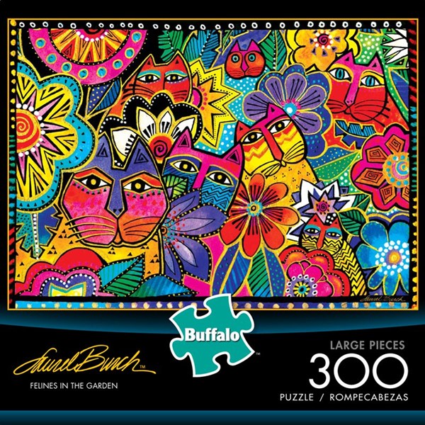 Buffalo Games (2471) - "Felines In the Garden" - 300 piezas