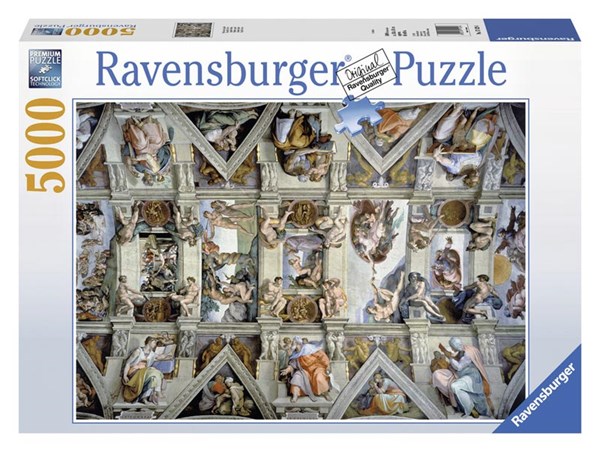 Ravensburger (17429) - Michelangelo: "Sistine Chapel" - 5000 piezas