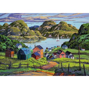 Ravensburger (19541) - "A Lake in Charlevoix" - 1000 piezas