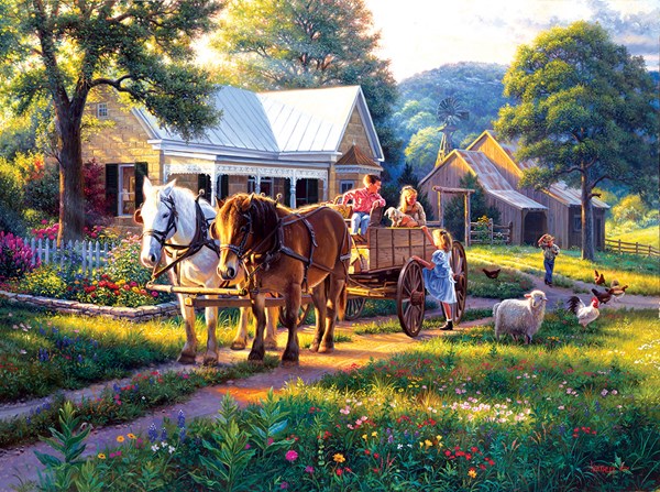 SunsOut (53048) - Mark Keathley: "Day at the Fair" - 1000 piezas