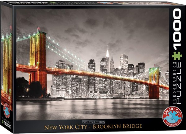 Eurographics (6000-0662) - "New York City Brooklyn Bridge" - 1000 piezas