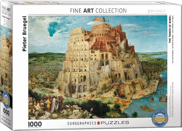 Eurographics (6000-0837) - Pieter Brueghel the Elder: "The Tower of Babel" - 1000 piezas