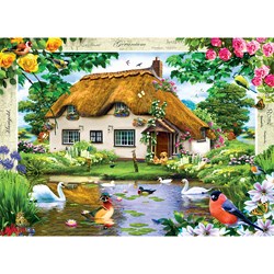 MasterPieces (71404) - Howard Robinson: "Swan Cottage" - 1000 piezas
