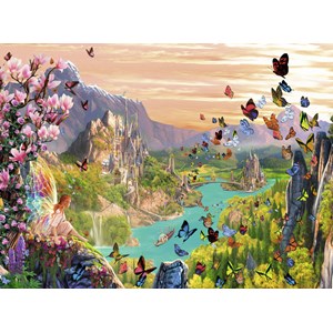 Ravensburger (13233) - Garry Walton: "Fairy Valley" - 300 piezas