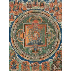Pomegranate (AA257) - "Tibetan Buddhist Mandala" - 1000 piezas