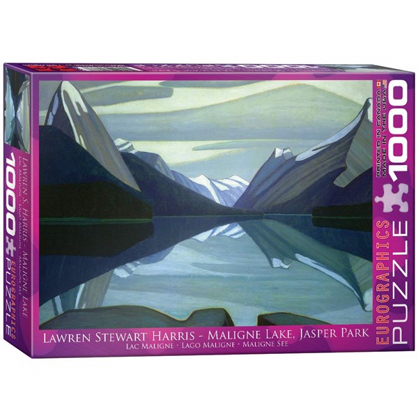 Eurographics (6000-0136) - Lawren S. Harris: "Maligne Lake, Jasper Park" - 1000 piezas