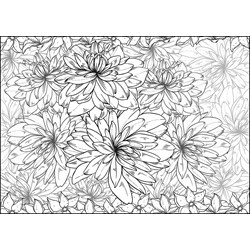 Tactic (54205) - "Colour in Floral" - 1000 piezas