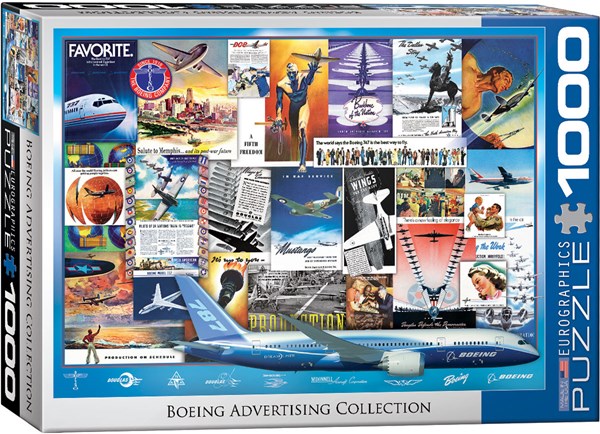 Eurographics (6000-0932) - "Boeing Advertising Collection" - 1000 piezas