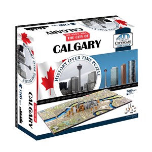 4D Cityscape (40056) - "Calgary, Canada" - 1200 piezas