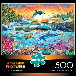 Buffalo Games (3771) - Adrian Chesterman: "Tropical Paradise (Amazing Nature)" - 500 piezas