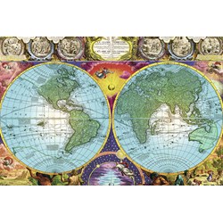 Ravensburger (17074) - Tom Antonishak: "Antique Map" - 3000 piezas