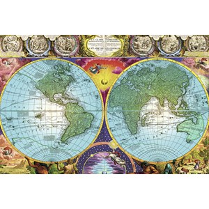 Ravensburger (17074) - Tom Antonishak: "Antique Map" - 3000 piezas