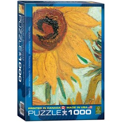 Eurographics (6000-5429) - Vincent van Gogh: "Twelve Sunflowers (Detail)" - 1000 piezas