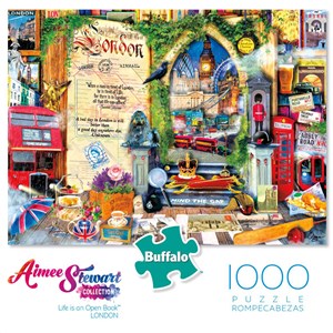 Buffalo Games (11741) - Aimee Stewart: "London (Life is an Open Book)" - 1000 piezas