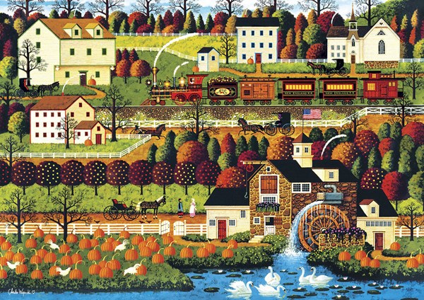Buffalo Games (3717) - Charles Wysocki: "Honey Valley" - 500 piezas