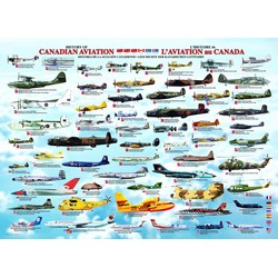 Eurographics (6000-0231) - "History of Canadian Aviation" - 1000 piezas