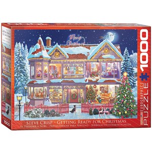 Eurographics (6000-0973) - Steve Crisp: "Getting Ready for Christmas" - 1000 piezas