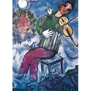 Eurographics (6000-0852) - Marc Chagall: "The Blue Violinist" - 1000 piezas