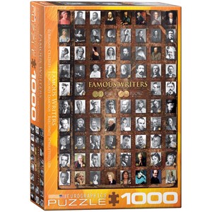 Eurographics (6000-0249) - "Famous Writers" - 1000 piezas